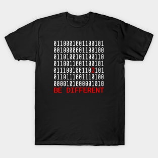 Be Different - Binary Code T-Shirt